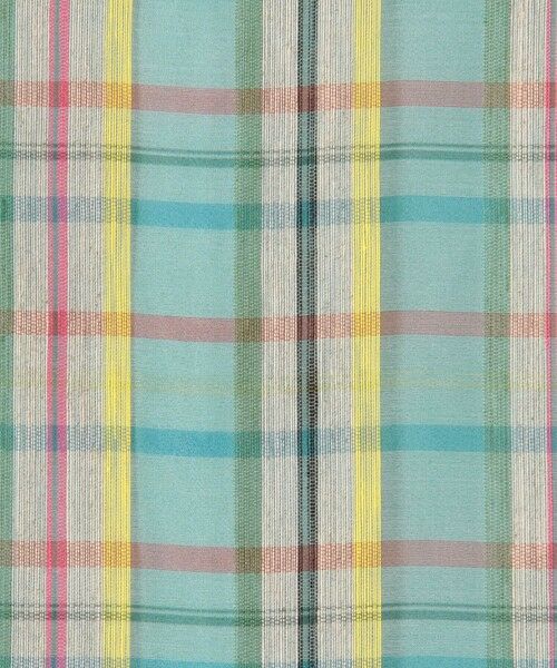 TOMORROWLAND / トゥモローランド ロング・マキシ丈ワンピース | リネンシルクオーガンジーチェック フロンタブルワンピース | 詳細7