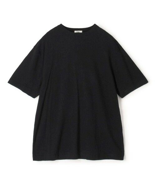 TOMORROWLAND / トゥモローランド ニット・セーター | コットンカシミヤ ハーフスリーブニット(19 ブラック)