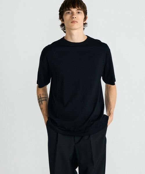 TOMORROWLAND / トゥモローランド ニット・セーター | コットンカシミヤ ハーフスリーブニット | 詳細2