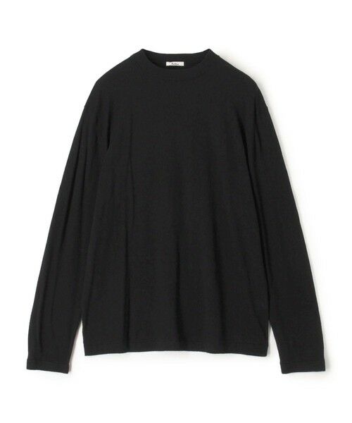 TOMORROWLAND / トゥモローランド ニット・セーター | コットンカシミヤ クルーネックロングスリーブニット(19 ブラック)
