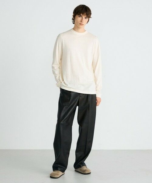 TOMORROWLAND / トゥモローランド ニット・セーター | コットンカシミヤ クルーネックロングスリーブニット | 詳細1
