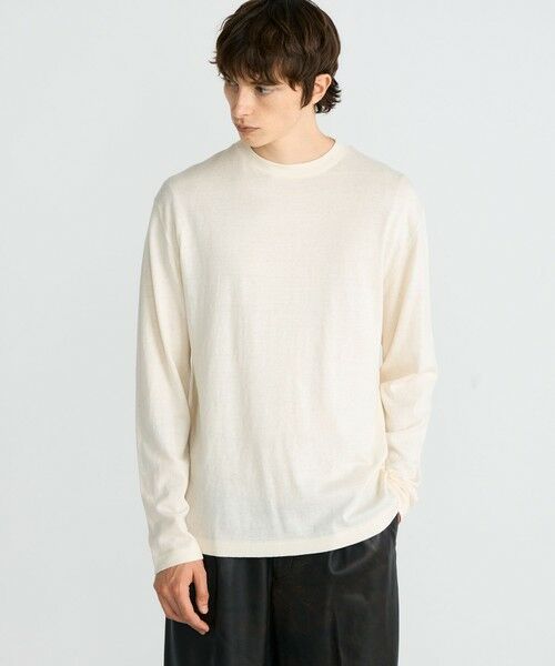 TOMORROWLAND / トゥモローランド ニット・セーター | コットンカシミヤ クルーネックロングスリーブニット | 詳細2