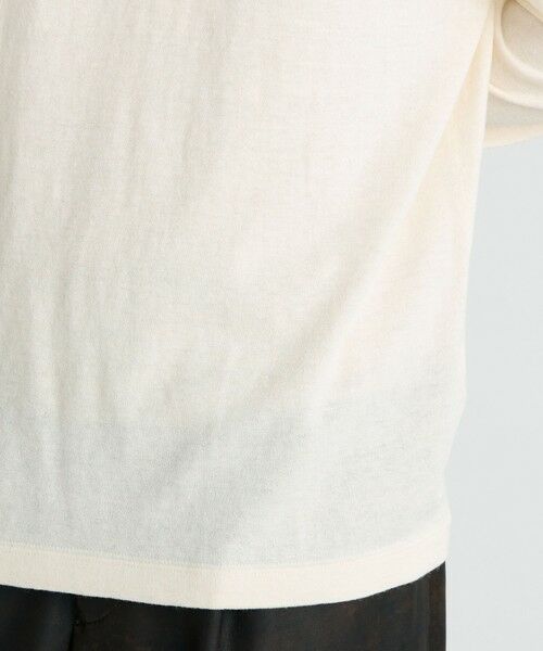 TOMORROWLAND / トゥモローランド ニット・セーター | コットンカシミヤ クルーネックロングスリーブニット | 詳細7