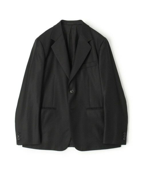 TOMORROWLAND/トゥモローランド Super130's LORO PIANA テーラードジャケット 19 ブラック M TOMORROWLAND/トゥモローランド Super130's LORO PIANA テーラードジャケット 19 ブラック M