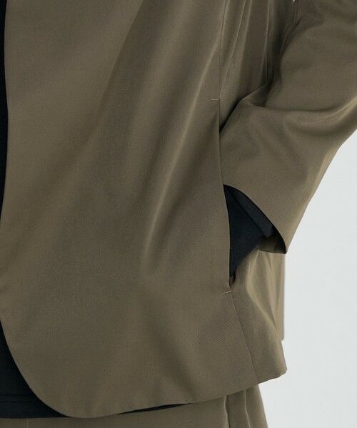 TOMORROWLAND / トゥモローランド ノーカラージャケット | ストレッチベンタイル ノーカラージャケット | 詳細9