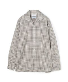 TOMORROWLAND / トゥモローランド シャツ・ブラウス | コットンリネン オープンカラーロングスリーブ チェックシャツ ALUMO