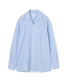 TOMORROWLAND / トゥモローランド シャツ・ブラウス | コットンリネン オープンカラーロングスリーブ チェックシャツ ALUMO