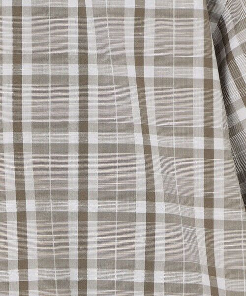 TOMORROWLAND / トゥモローランド シャツ・ブラウス | コットンリネン オープンカラーロングスリーブ チェックシャツ ALUMO | 詳細11