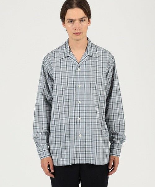 TOMORROWLAND / トゥモローランド シャツ・ブラウス | コットンリネン オープンカラーロングスリーブ チェックシャツ ALUMO | 詳細2
