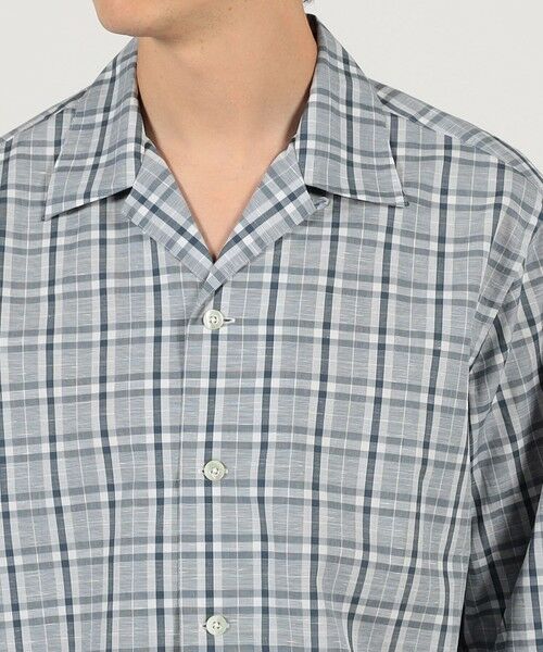 TOMORROWLAND / トゥモローランド シャツ・ブラウス | コットンリネン オープンカラーロングスリーブ チェックシャツ ALUMO | 詳細5