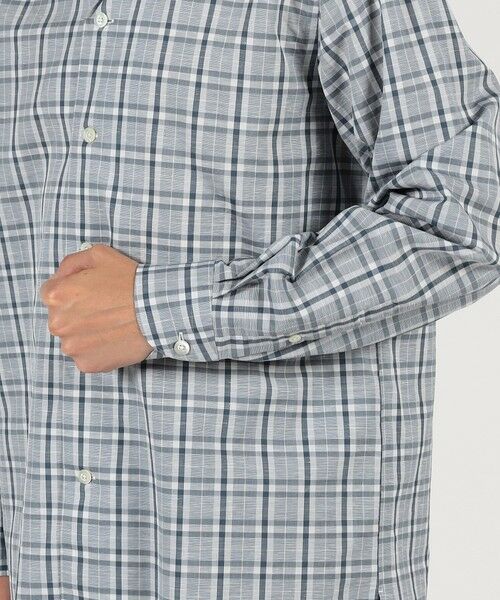 TOMORROWLAND / トゥモローランド シャツ・ブラウス | コットンリネン オープンカラーロングスリーブ チェックシャツ ALUMO | 詳細6