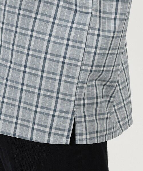 TOMORROWLAND / トゥモローランド シャツ・ブラウス | コットンリネン オープンカラーロングスリーブ チェックシャツ ALUMO | 詳細7