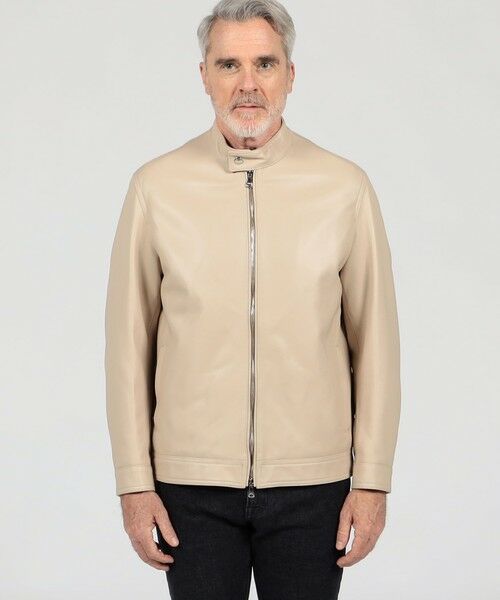 TOMORROWLAND / トゥモローランド ブルゾン | 【別注】 EMMETI ラムレザー シングルライダースブルゾン | 詳細2