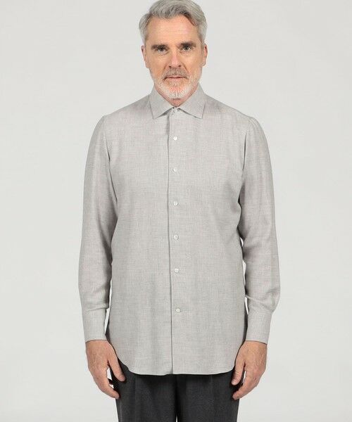 TOMORROWLAND / トゥモローランド シャツ・ブラウス | 【別注】Maria Santangelo MARCELLO コットンウール ワンピースカラーシャツ | 詳細2