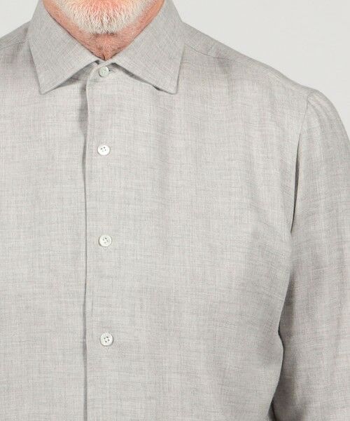 TOMORROWLAND / トゥモローランド シャツ・ブラウス | 【別注】Maria Santangelo MARCELLO コットンウール ワンピースカラーシャツ | 詳細5