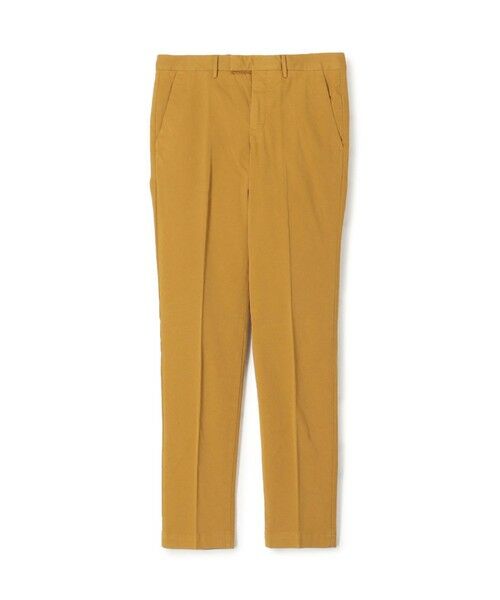 TOMORROWLAND / トゥモローランド チノ・ワークパンツ | PT TRINO MASTER F.F コットンポリウレタン ノープリーツパンツ(23 マスタード)