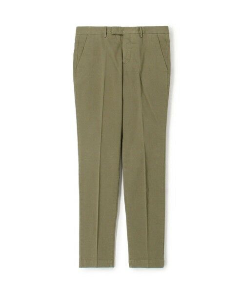 TOMORROWLAND / トゥモローランド チノ・ワークパンツ | PT TRINO MASTER F.F コットンポリウレタン ノープリーツパンツ(55 カーキ)