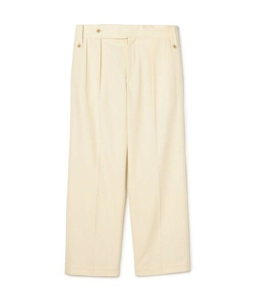 TOMORROWLAND / トゥモローランド チノ・ワークパンツ | Tangent Henry TAN2° 40’s British Gurkha Trousers コットンツイル ワイドパンツ(13 オフホワイト)