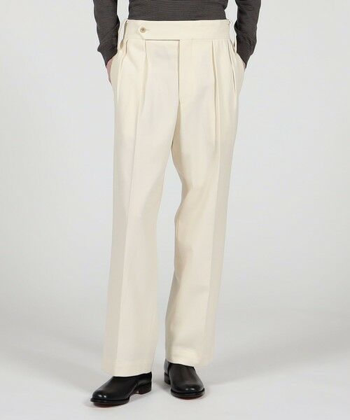 TOMORROWLAND / トゥモローランド チノ・ワークパンツ | Tangent Henry TAN2° 40’s British Gurkha Trousers コットンツイル ワイドパンツ | 詳細1