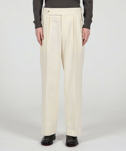 TOMORROWLAND / トゥモローランド チノ・ワークパンツ | Tangent Henry TAN2° 40’s British Gurkha Trousers コットンツイル ワイドパンツ | 詳細2