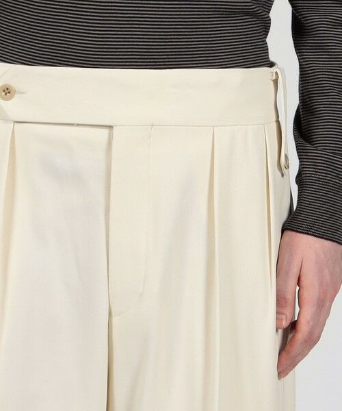 TOMORROWLAND / トゥモローランド チノ・ワークパンツ | Tangent Henry TAN2° 40’s British Gurkha Trousers コットンツイル ワイドパンツ | 詳細5