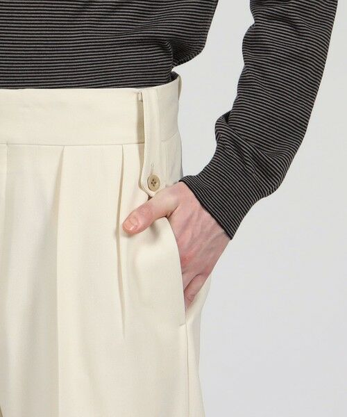 TOMORROWLAND / トゥモローランド チノ・ワークパンツ | Tangent Henry TAN2° 40’s British Gurkha Trousers コットンツイル ワイドパンツ | 詳細7