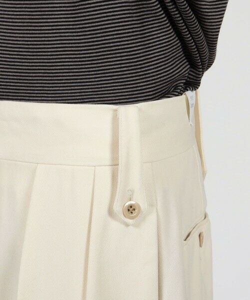 TOMORROWLAND / トゥモローランド チノ・ワークパンツ | Tangent Henry TAN2° 40’s British Gurkha Trousers コットンツイル ワイドパンツ | 詳細9