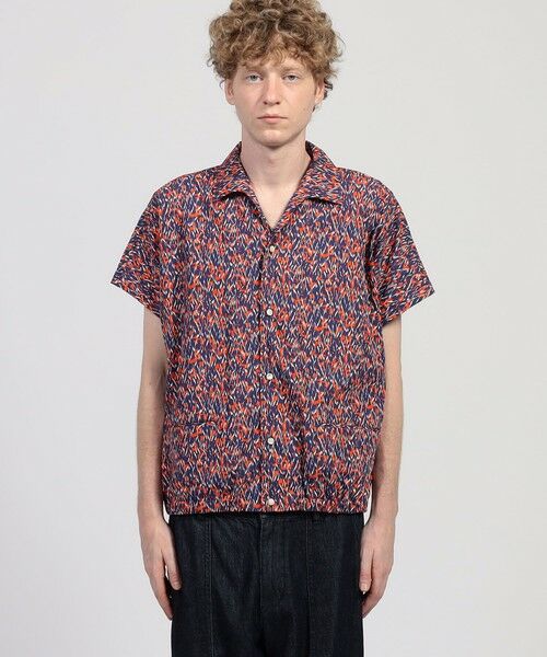 TOMORROWLAND / トゥモローランド シャツ・ブラウス | HAVERSACK ATTIRE コットン総柄 オープンカラー ハーフスリーブシャツ | 詳細2
