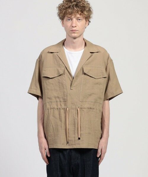 TOMORROWLAND / トゥモローランド シャツ・ブラウス | HAVERSACK ATTIRE リネン ダブルポケットハーフスリーブシャツ | 詳細2