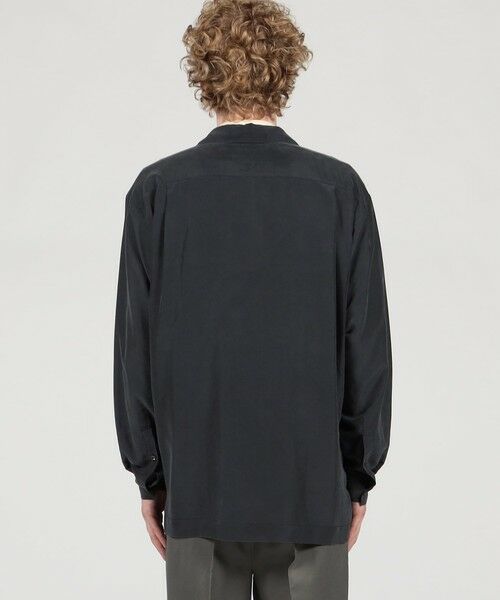TOMORROWLAND / トゥモローランド シャツ・ブラウス | シルク オープンカラー ダブルポケット ロングスリーブシャツ | 詳細4