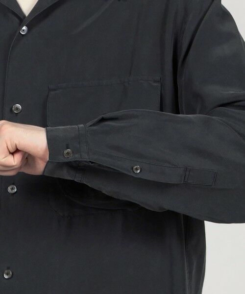 TOMORROWLAND / トゥモローランド シャツ・ブラウス | シルク オープンカラー ダブルポケット ロングスリーブシャツ | 詳細7