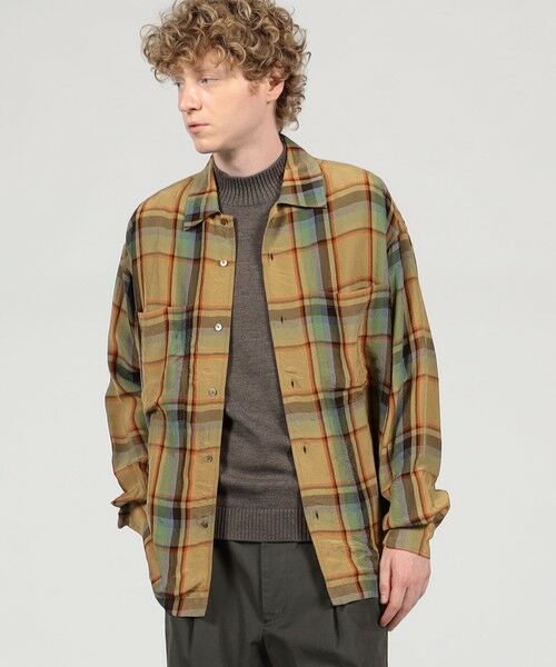 TOMORROWLAND / トゥモローランド シャツ・ブラウス | レーヨン ダブルポケット チェックシャツ Lyria | 詳細1
