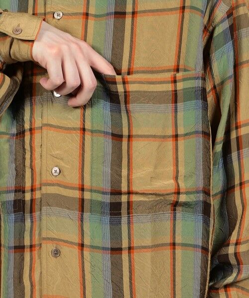 TOMORROWLAND / トゥモローランド シャツ・ブラウス | レーヨン ダブルポケット チェックシャツ Lyria | 詳細10