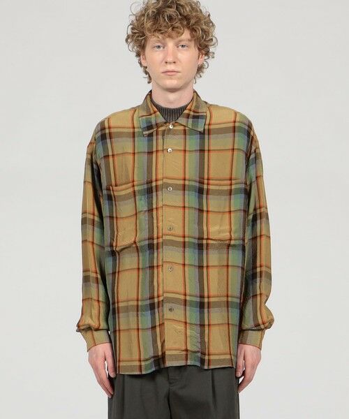 TOMORROWLAND / トゥモローランド シャツ・ブラウス | レーヨン ダブルポケット チェックシャツ Lyria | 詳細2