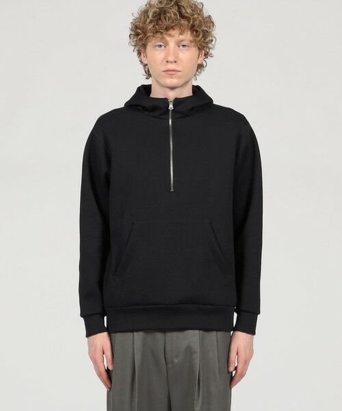 TOMORROWLAND / トゥモローランド パーカー | スビンコットン ダンボール ハーフジップ パーカ | 詳細2