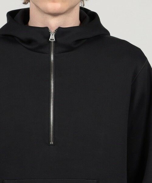 TOMORROWLAND / トゥモローランド パーカー | スビンコットン ダンボール ハーフジップ パーカ | 詳細5