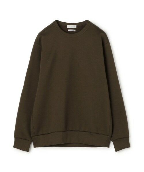 TOMORROWLAND/トゥモローランド スビンコットン ダンボール クルーネックスウェット 57 カーキ S