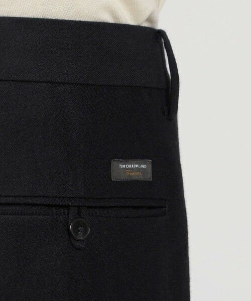 TOMORROWLAND / トゥモローランド スラックス・ドレスパンツ | ウールリネンコットン 2タックワイドストレートパンツ | 詳細8
