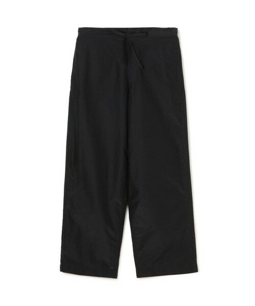 TOMORROWLAND/トゥモローランド コットンシルク バレルイージーパンツ 69 ネイビー M