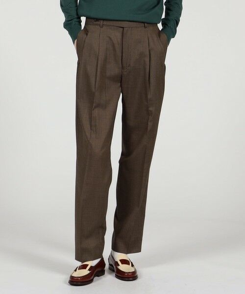 TOMORROWLAND / トゥモローランド スラックス・ドレスパンツ | ウールトロピカル 2プリーツスラックス | 詳細1