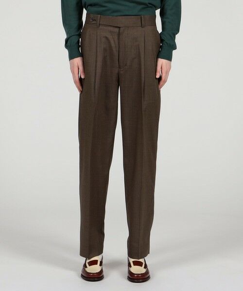 TOMORROWLAND / トゥモローランド スラックス・ドレスパンツ | ウールトロピカル 2プリーツスラックス | 詳細2