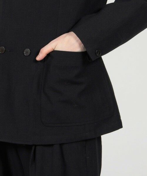 TOMORROWLAND / トゥモローランド テーラードジャケット | ウールリネンコットン ダブルブレステッド 4Bジャケット | 詳細11