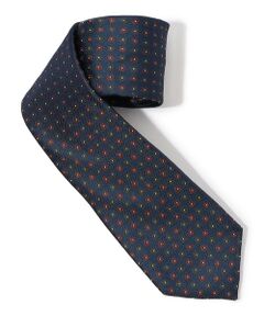 TOMORROWLAND / トゥモローランド ネクタイ | TOMORROWLAND シルクプリント 小紋柄ネクタイ