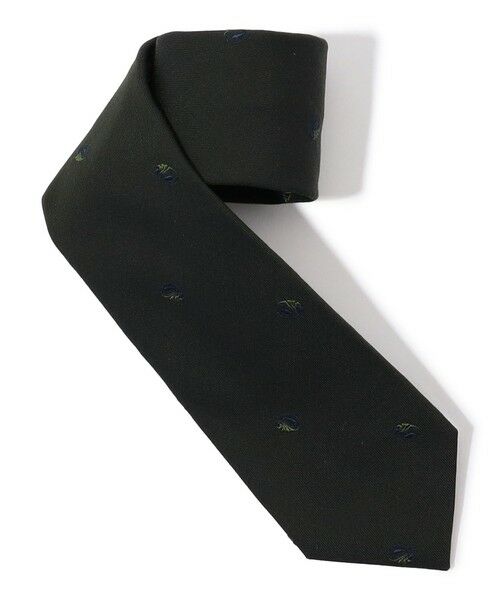 TOMORROWLAND / トゥモローランド ネクタイ | TOMORROWLAND シルクジャガード 小紋柄ネクタイ(58 ダークグリーン系)