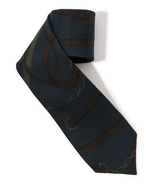 TOMORROWLAND/トゥモローランド TOMORROWLAND シルクプリント ネクタイ 66 ブルー系 F