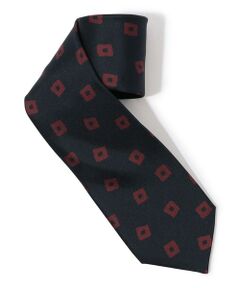 TOMORROWLAND / トゥモローランド ネクタイ | TOMORROWLAND シルクプリント 小紋柄ネクタイ