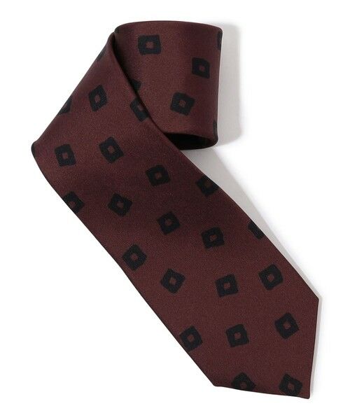 TOMORROWLAND / トゥモローランド ネクタイ | TOMORROWLAND シルクプリント 小紋柄ネクタイ | 詳細1