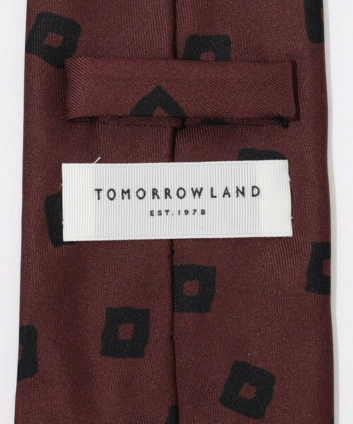 TOMORROWLAND / トゥモローランド ネクタイ | TOMORROWLAND シルクプリント 小紋柄ネクタイ | 詳細3