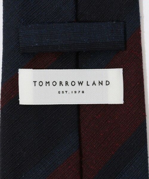 TOMORROWLAND / トゥモローランド ネクタイ | TOMORROWLAND シルクシャンタン レジメンタルストライプ ネクタイ | 詳細3