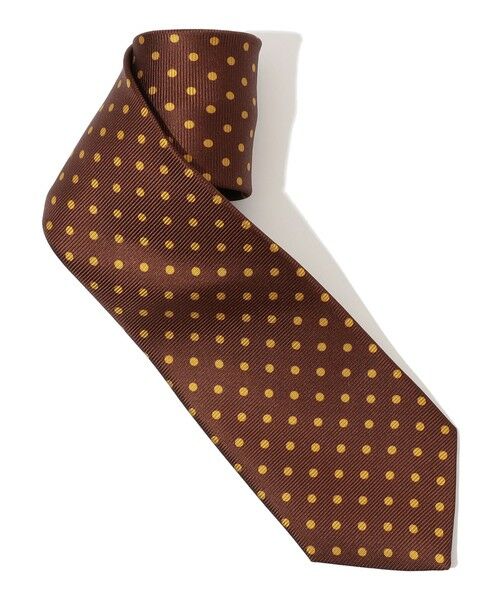 TOMORROWLAND / トゥモローランド ネクタイ | ERRICO FORMICOLA シルクプリント ドット柄ネクタイ | 詳細1
